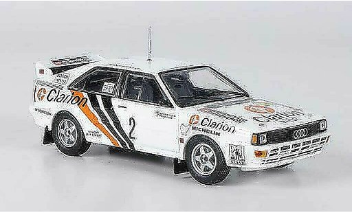 Audi Quattro rallye 1/43 Minichamps No.2 Clarion Eklund/Whitlock Rally Svezia 1984 modellini auto
