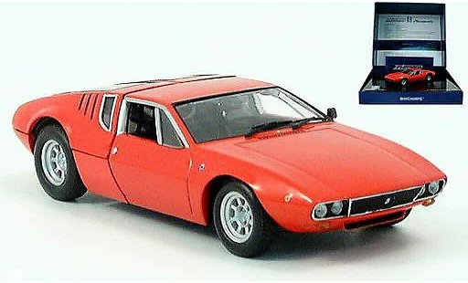 De Tomaso Mangusta Coupe 1/43 Minichamps rosso motorhaube zum offnen 1969 modellini auto