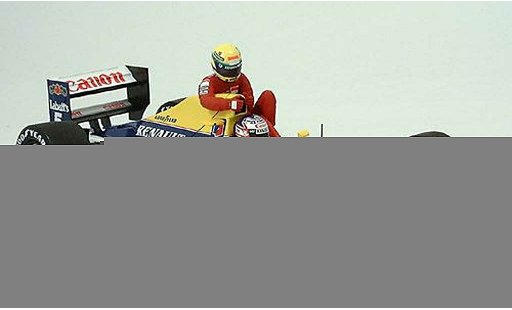 Renault F1 1991 1/18 Minichamps williams fw 14 mansell-senna gp gb modellini auto