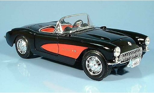 Chevrolet Corvette Convertible 1/18 Yat Ming C1 nero 1957 modellini auto