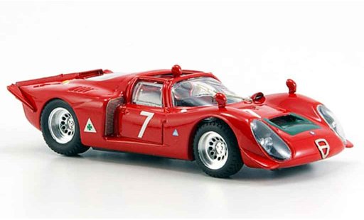 Alfa Romeo 33.2 spyder 1/43 Best 1968 no.7 facetti biscaldi mugello modellini auto