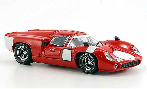 Lola T70 1969 1/43 Best Coupe rosso Strassenversion modellini auto