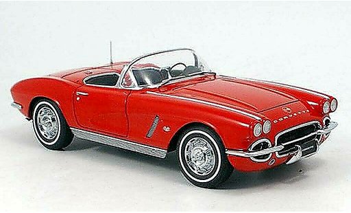 Chevrolet Corvette Convertible 1/18 Autoart C1 rosso 1962 modellini auto
