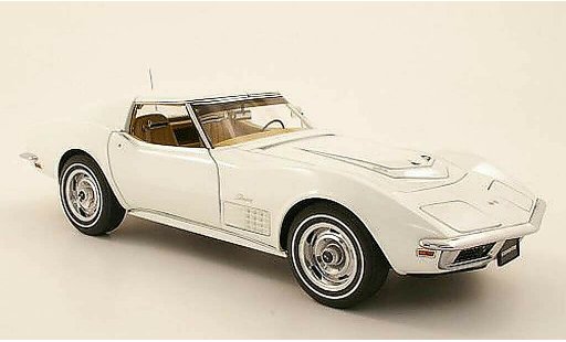Chevrolet Corvette Coupe 1/18 Autoart C3 bianco 1970 modellini auto