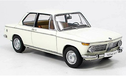 Bmw 1602 berline 1/18 Autoart e10 bianco 1971 modellini auto