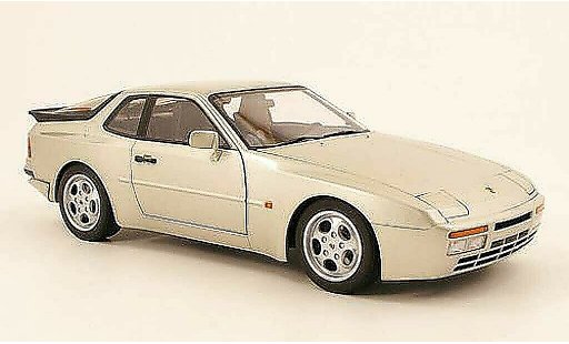 Porsche 944 1985 1/18 Autoart turbo grigio metallisee modellini auto