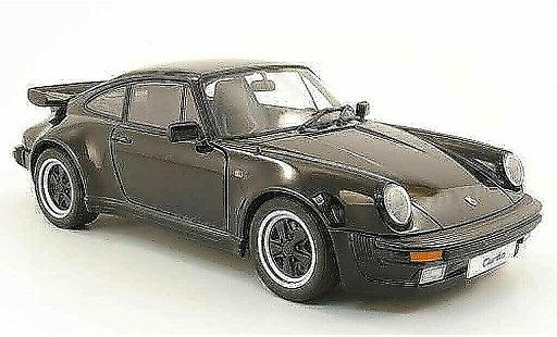Porsche 911 Turbo 1/18 Autoart 3.3 nero modellini auto