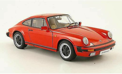 Porsche 911 3.2 1/18 Autoart carrera rosso 1988 modellini auto