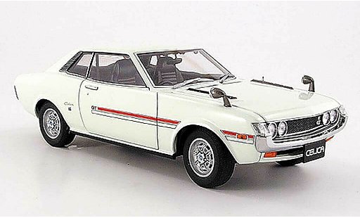 Toyota Celica 1600 GT 1/18 Autoart (ta 22) bianco 1970 modellini auto