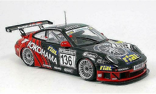 Porsche 911 GT3 RSR 1/18 Autoart no.136 nurburgring 2005 modellini auto