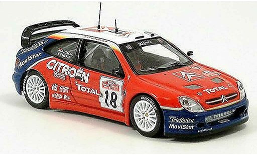 Citroen Xsara WRC 2003 1/43 IXO vincitore Sanremo modellini auto