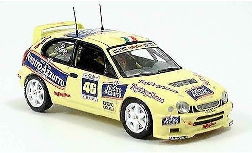 Toyota Corolla WRC 1/43 IXO rossi monza 2003 modellini auto