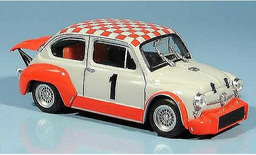 Fiat Abarth 1000 Berlina Corsa 1/43 Brumm Gr. 2 70 No. 1 Coppa Carri Monza 1970 modellini auto