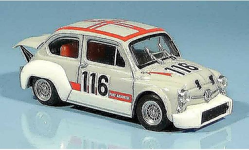 Fiat Abarth 1000 Berlina Corsa 1/43 Brumm Gr. 2 70 No.116 Svolte di Popoli 1970 modellini auto