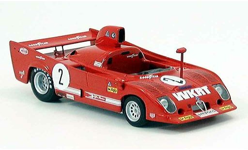 Alfa Romeo 33.3 tt12 1/43 Minichamps 1975 tt 12 no.2 laffite nerzario vincitore monza modellini auto