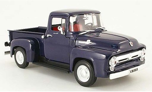 Ford F-100 Pickup 1/18 Welly 00 pick up blu 1956 modellini auto