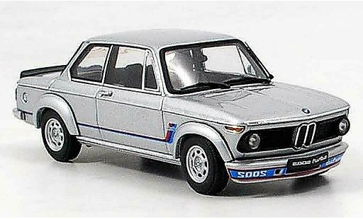 Bmw 2002 Turbo 1/43 Autoart grigio metallisee 1973 modellini auto