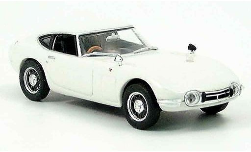 Toyota 2000 GT 1967 1/43 Norev bianco modellini auto