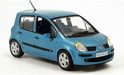 Renault Modus Base 1/43 Norev turchese 2004 modellini auto