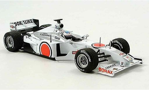 Honda F1 Base 1/43 Minichamps BAR 002 T. Sato 1. Test Barcelona 2000 modellini auto
