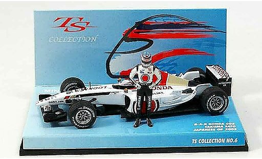 Honda F1 Base 1/43 Minichamps BAR 005 T. Sato GP Japan 2002 modellini auto