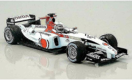 Honda F1 Base 1/43 Minichamps BAR T. Sato British GP 2004 modellini auto