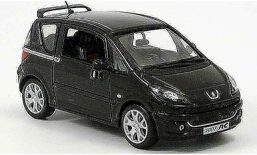 Peugeot 1007 RC 1/43 Norev nero 2004 modellini auto