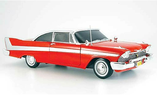 Plymouth Fury Christine 1/18 Ertl rosso/bianco 1958 modellini auto