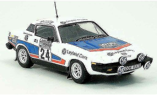 Triumph TR7 1976 1/43 Trofeu RAC No. 24 Culcheth Syer modellini auto