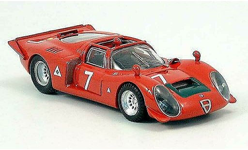 Alfa Romeo 33.2 spyder 1/43 Best 1968 No.7 Facetti/Biscaldi Mugello modellini auto