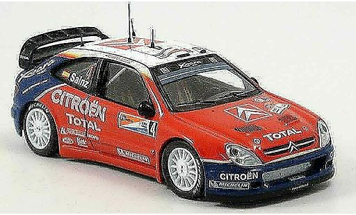 Citroen Xsara WRC 2004 1/43 IXO sainz martin vincitore argentine modellini auto