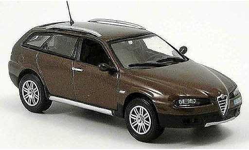 Alfa Romeo 156 crosswagon q4 1/43 Norev marrone modellini auto