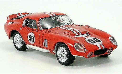 Shelby Daytona Coupe Base 1/43 Yat Ming No.59 rosso 1965 modellini auto