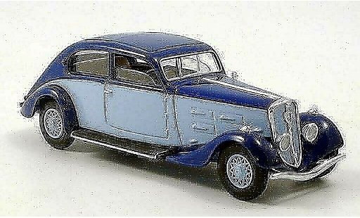 Peugeot 601 Base 1/43 Solido blu/blu 1934 modellini auto