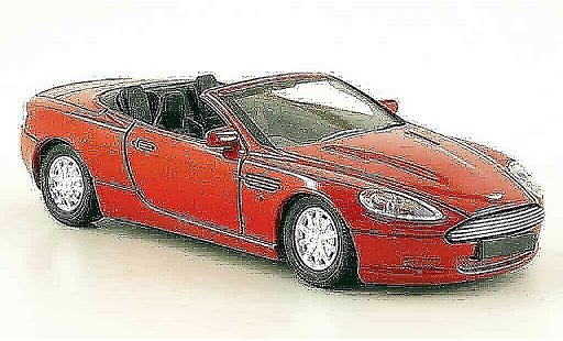 Aston Martin DB9 volante 1/43 Solido cabriolet rosso 2005 modellini auto