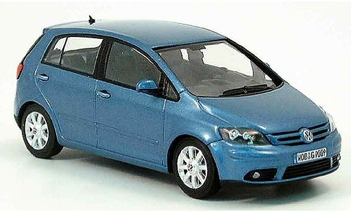 Volkswagen Golf Base 1/43 Minichamps plus blu 2005 modellini auto