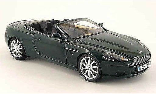 Aston Martin DB9 volante 1/18 Minichamps verde modellini auto