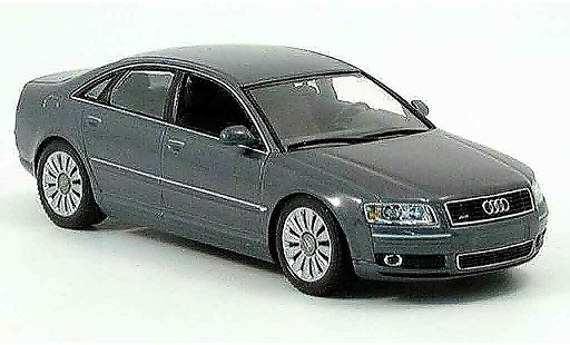 Audi A8 berline 1/43 Minichamps grigio 2002 modellini auto