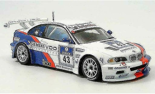 Bmw M3 course 1/43 Minichamps GTR E46 2ter Nurburgring Lamy Said Huisman pezzo 2004 modellini auto
