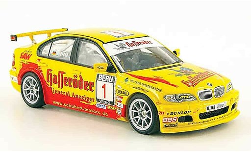 Bmw 320 course 1/43 Minichamps E46 i Hasseroder vincitore DMSB Claudia Hurtgen 2004 modellini auto