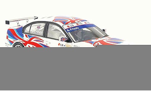 Bmw 320 etcc 1/43 Minichamps E46 i vincitore Priaulx 2004 modellini auto