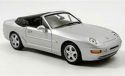 Porsche 968 Cabriolet 1/43 Minichamps Cabrio grigio metallisee 1994 modellini auto