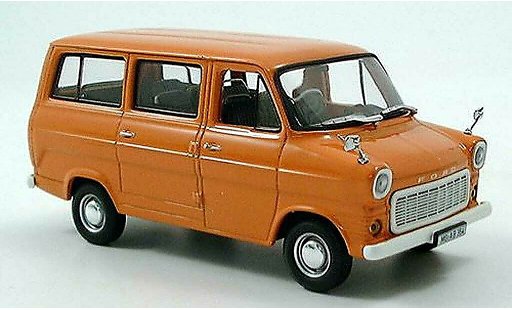 Ford Transit Bus 1/43 Minichamps orange 1971 modellini auto