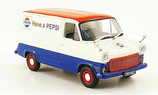 Ford Transit Kastenwagen 1/43 Minichamps Furgone Pepsi Cola 1971 modellini auto