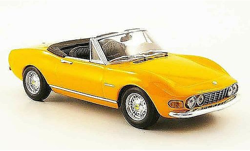 Fiat Dino Spider 1/43 Minichamps giallo 1972 modellini auto