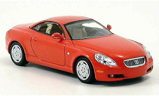 Lexus SC 430 1/43 Minichamps Cabrio rosso 2001 modellini auto