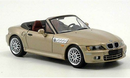 Bmw Z3 roadster 1/43 Minichamps dore 1999 modellini auto