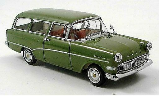 Opel Rekord P1 1/43 Minichamps P 1 Station wagon verde 1958 modellini auto
