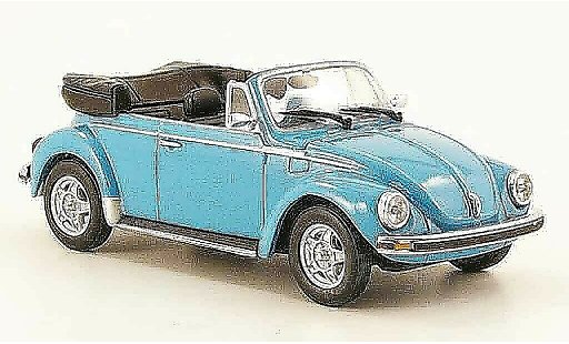 Volkswagen Coccinelle Cabriolet 1/43 Minichamps 1303 blu 1974 modellini auto