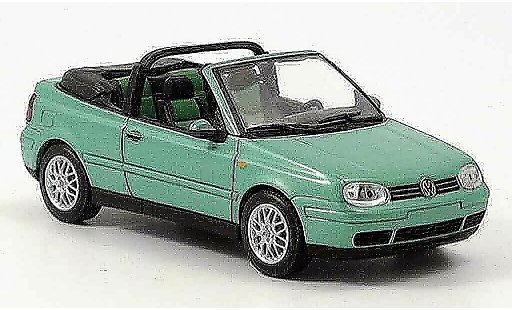 Volkswagen Golf Cabriolet 1/43 Minichamps verde 1999 modellini auto